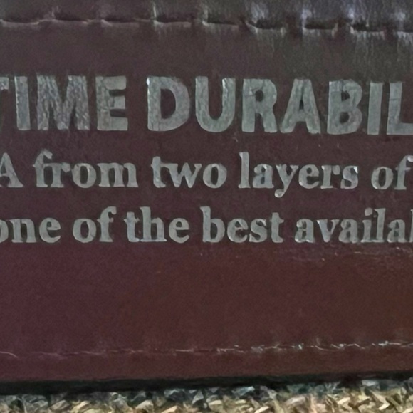 Duluth Trading Co Mens Brown Belt 50” 3X NEW - Picture 3 of 5